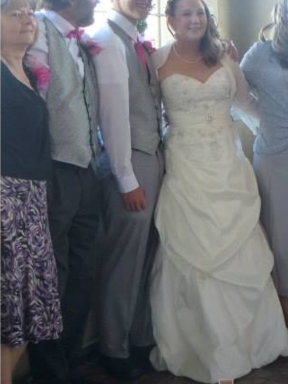 Elegant Strapless Wedding Dress - Picture 9 of 9